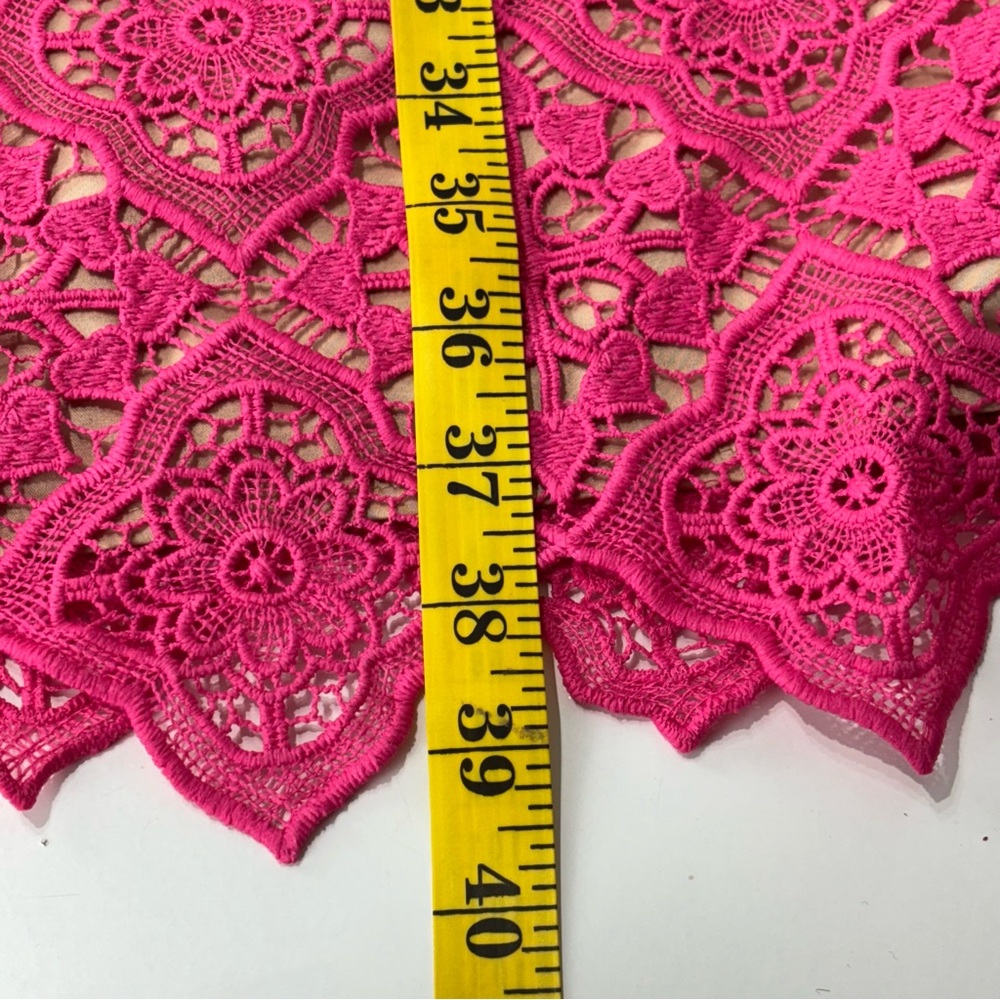 New Eliza J Embroidered Lace Overlay Cocktail Dress Scalloped Hem 20w plus size - Picture 13 of 17